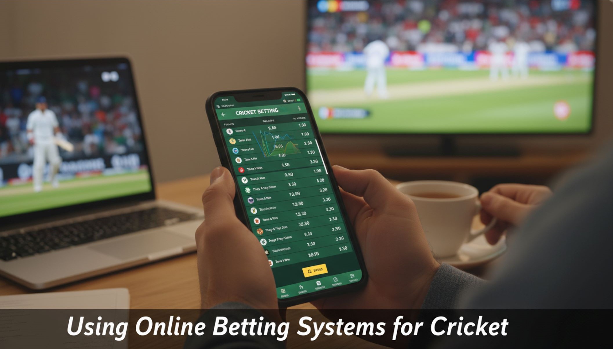 Using Betting Systems for Cricket